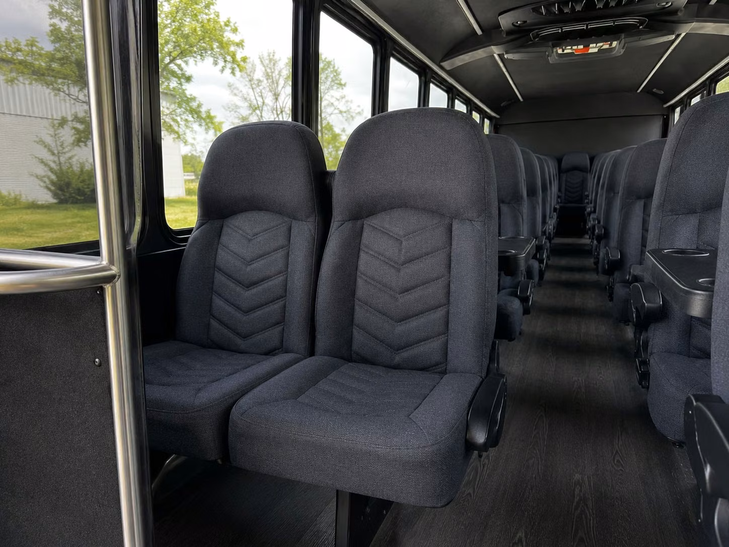 15 passenger minibus interior
