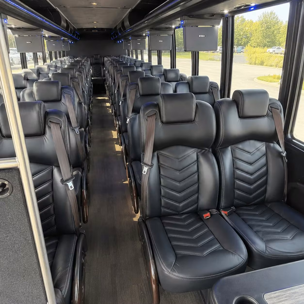 28 passenger minibus interior